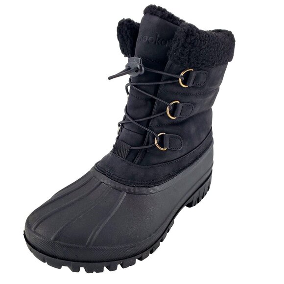 Chooka Boots 9 Duck Waterproof Cold Winter Snow Rain Shoes Outdoor Shearling - Picture 8 of 16